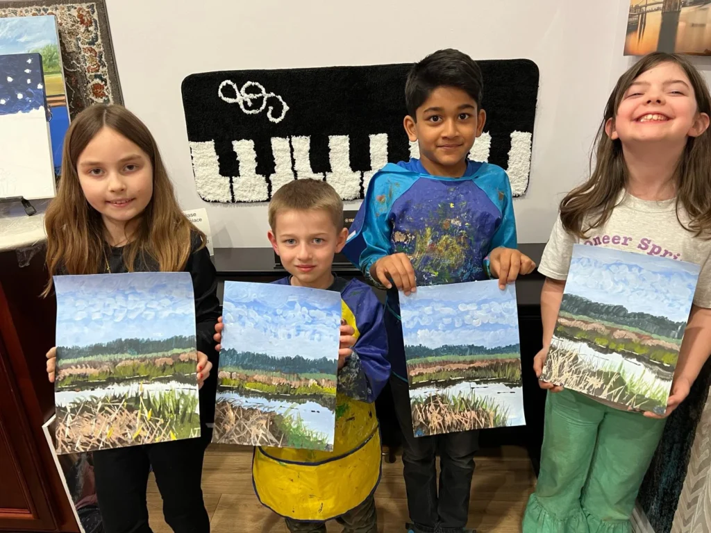 Group of Young Artists